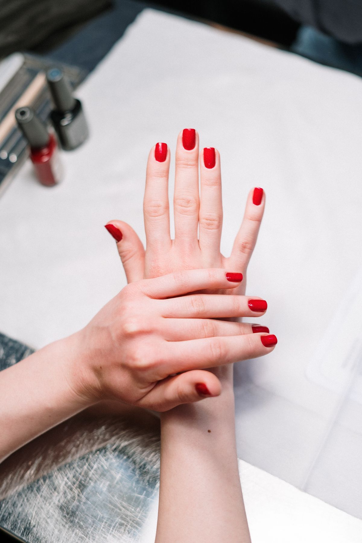 Nail art detail at East Nails & Spa in East Nashville